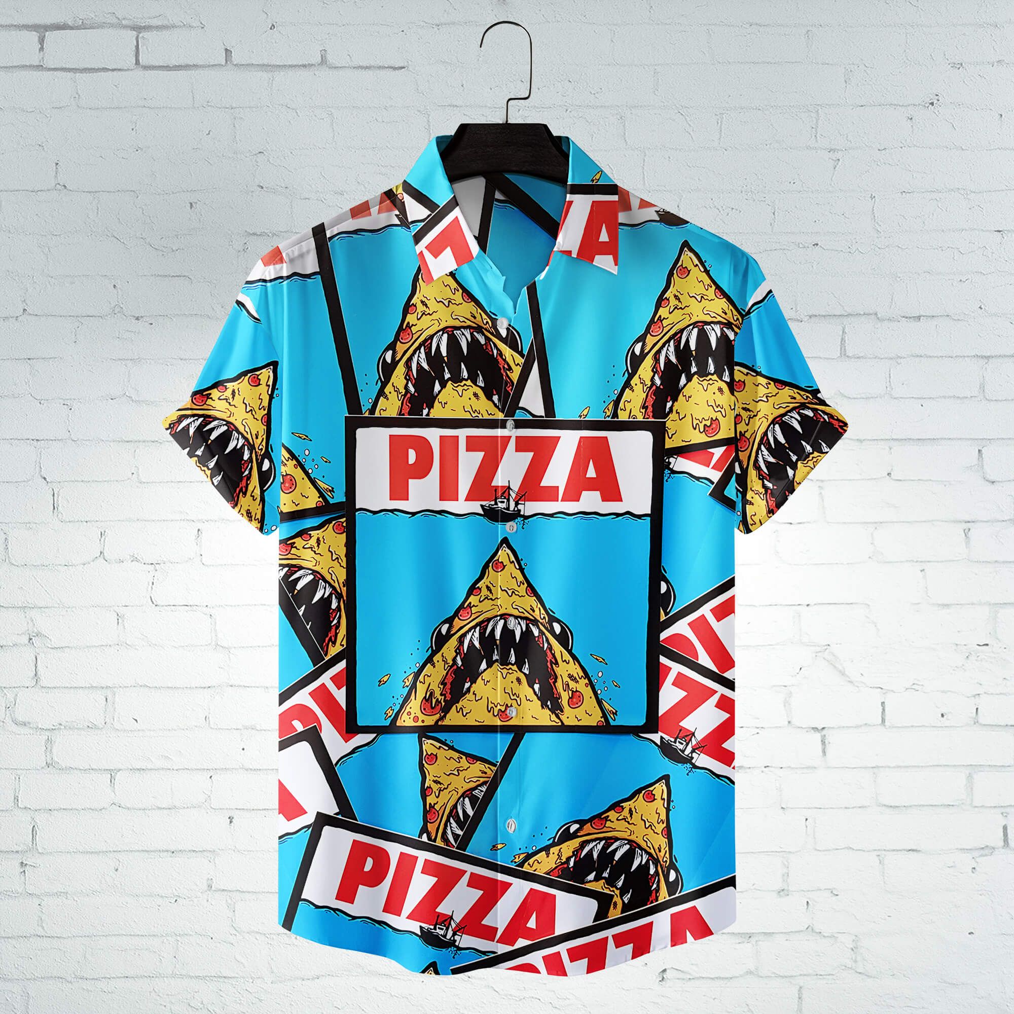 Pizza Jaws Hawaii Shirt Ha59240