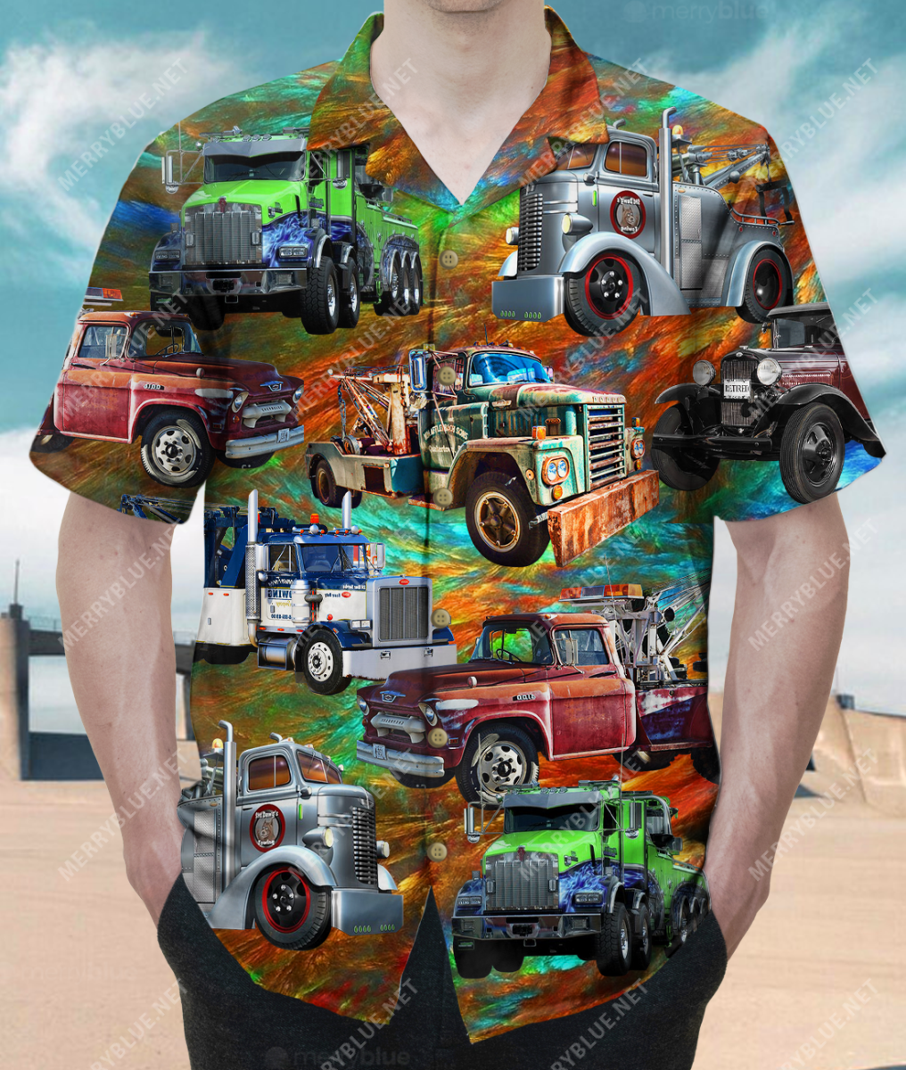 The Tow Truck Driver The Man The Myth The Legend Unisex Hawaiian Shirt