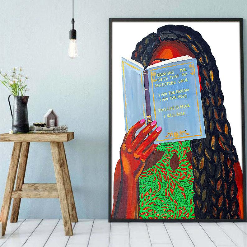 West Africa Custom Canvas Prints Awesome Black Lives Matter Poster Print Empowered Women Afro Man Elegant Digital Prints