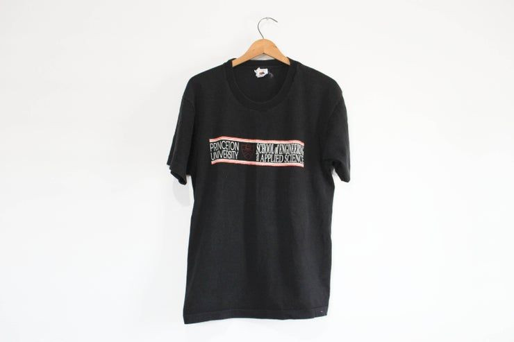 Vintage Black Princeton University School Of Engineering And Applied Science Ivy League Shirt