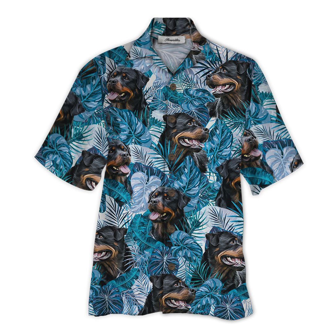 Rottweiler Blue High Quality Unisex Hawaii Shirt For Men And Women Ha21470