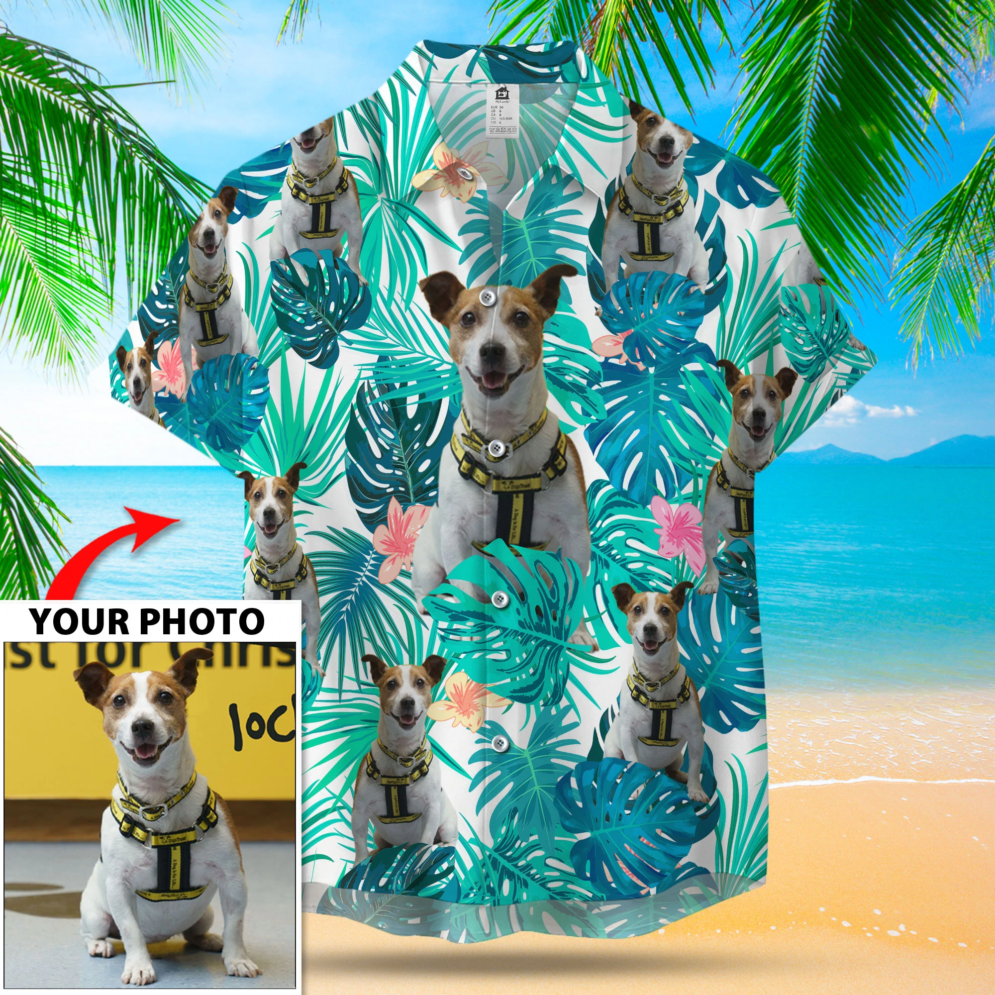 Custom Image Seamless Hawaii Aloha Shirt For Summer Beach Woman Ha58390