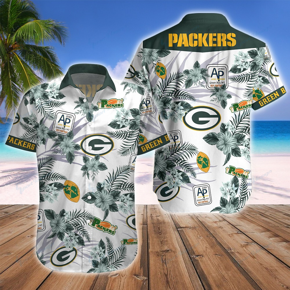 Green Bay Packers Button Shirts Bg236