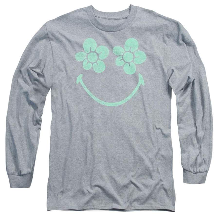 Smiley World – Flower Face Long Sleeve Adult 18/1