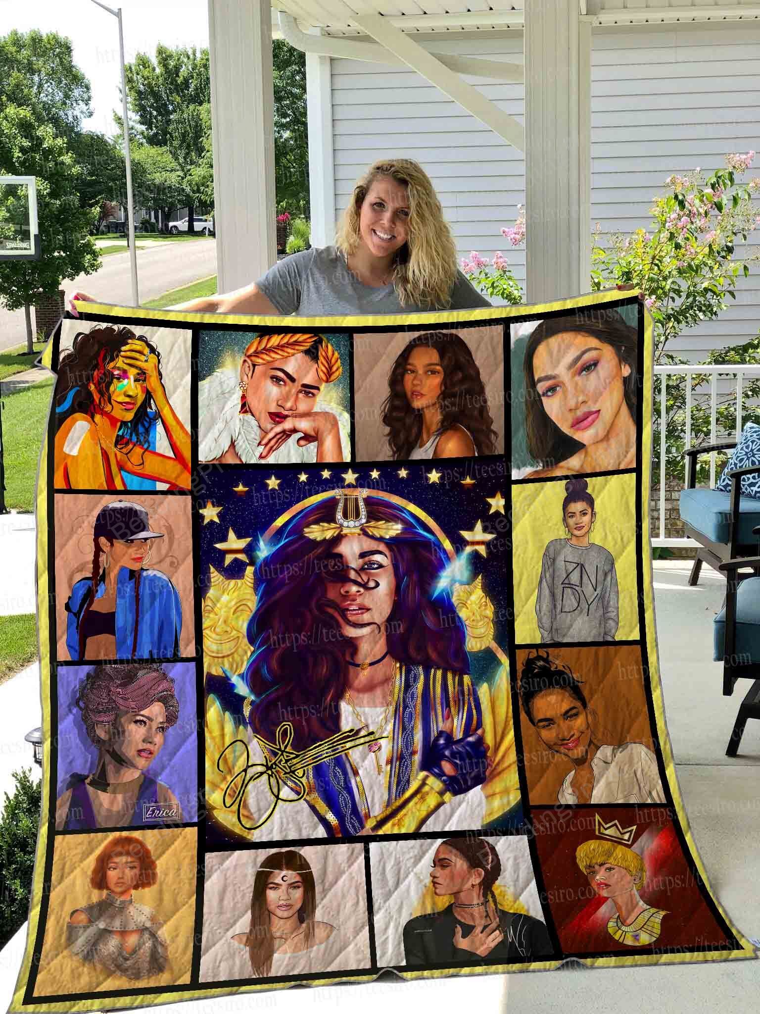 Zendaya Quilt Blanket 01