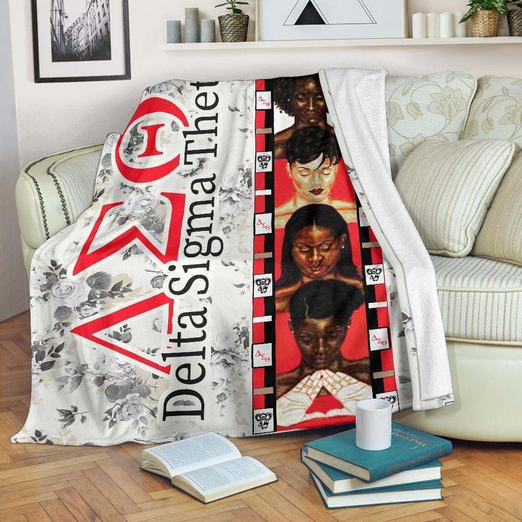 Delta Sigma Theta Cl180910Mdf Sherpa Fleece Blanket