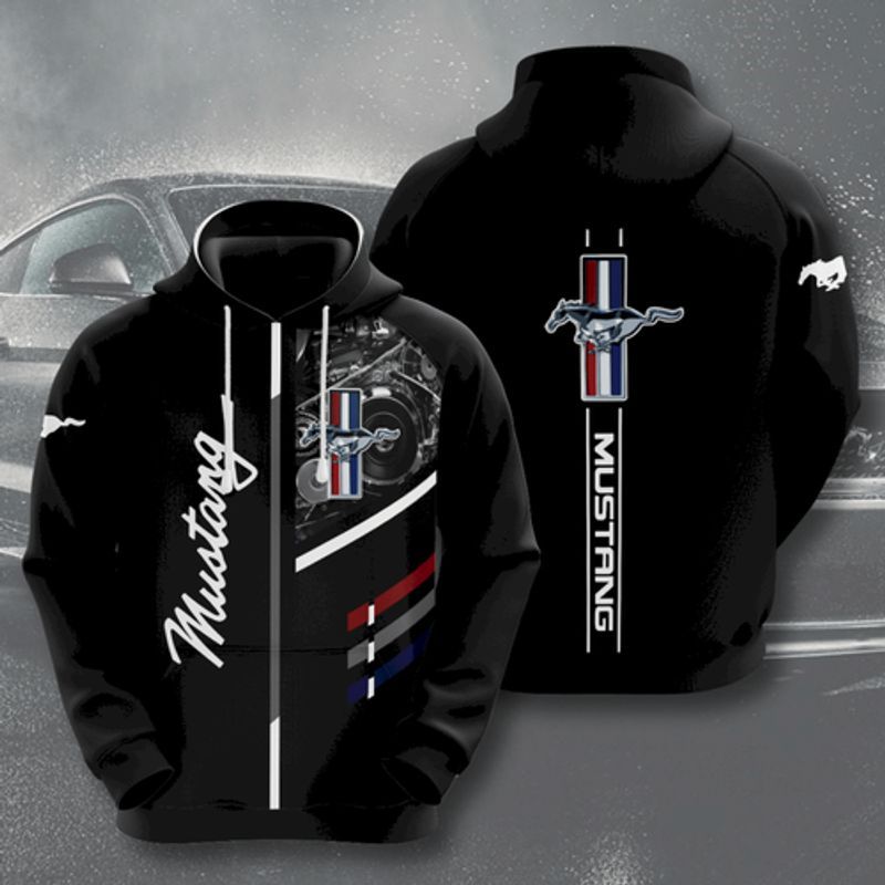 Ford Mustang Logo All Over Printed For Men Women 3D Hoodie N98