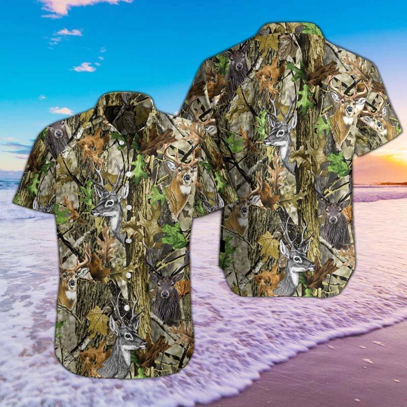 Hunting Camo Hawaii Shirts Hawaiian Shirt For Men, Hawaiian Shirt For Women, Aloha Shirt, Hawaii Shirt