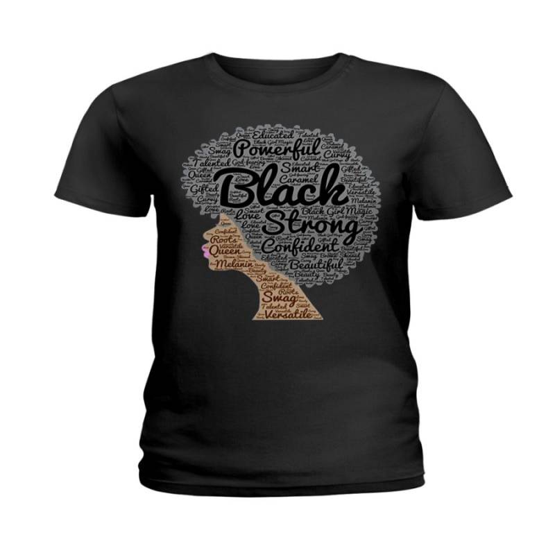 Black Queen Is Strong And Confident Shirt