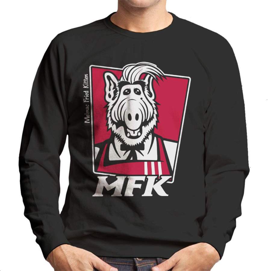 Melmac Fried Kitten ALF KFC Men’s Sweatshirt