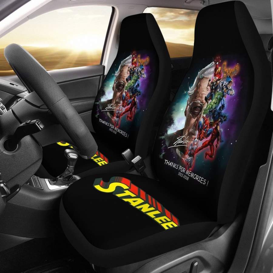 Stan Lee Thanks For Memories Car Seat Covers