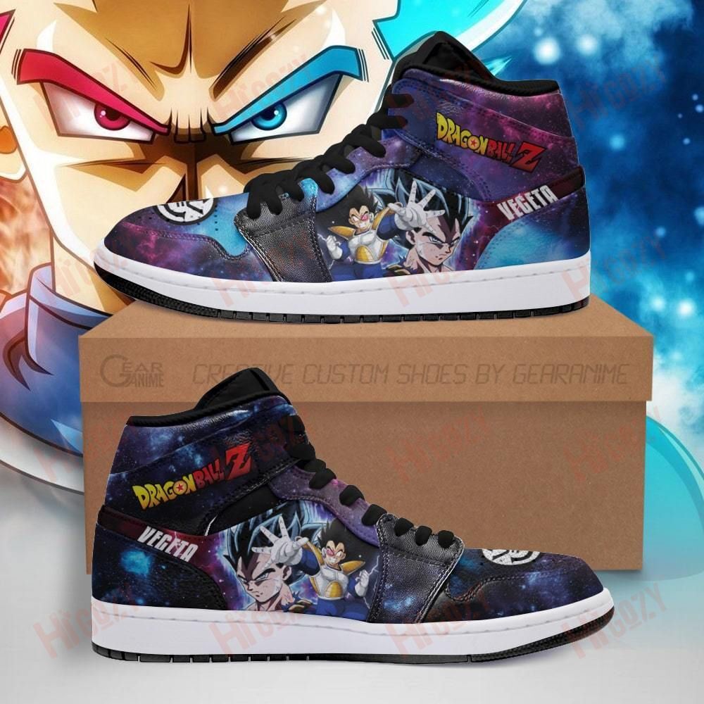 Vegeta Sneakers Galaxy Custom Dragon Ball Z Anime Shoes