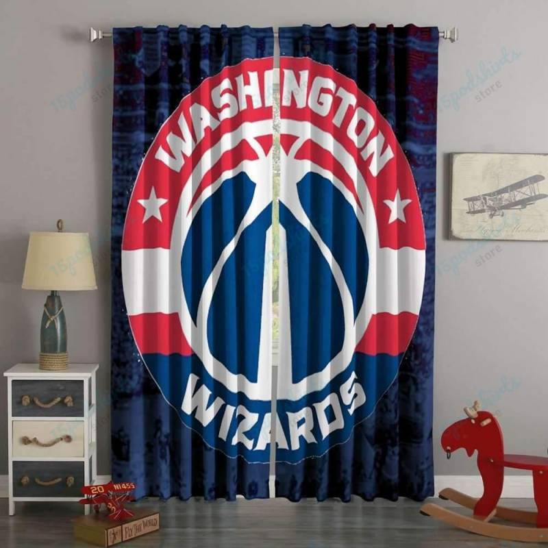 3D Printed Washington Wizards Style Custom Living Room Curtains