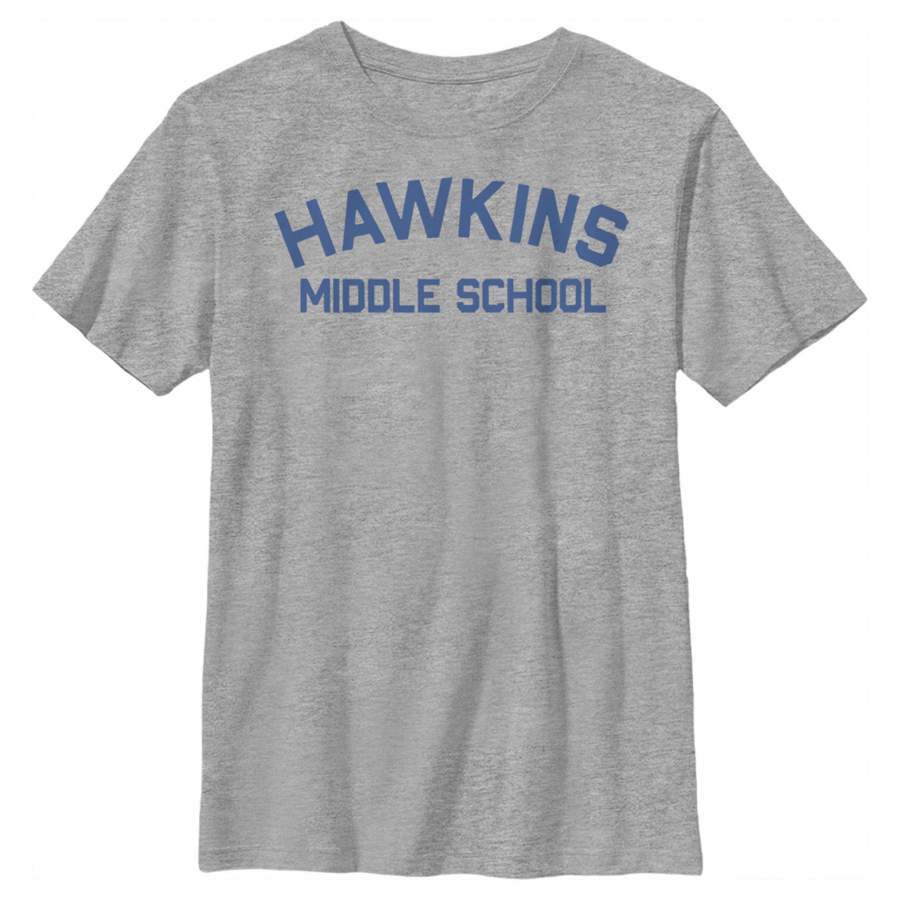 Stranger Things Boy’s Hawkins Middle School  T Shirt