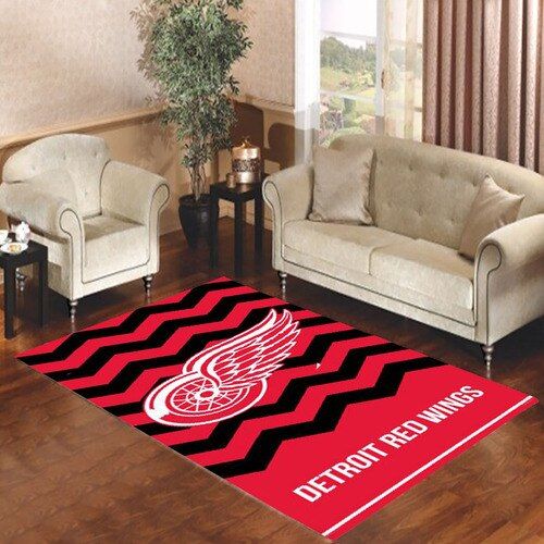 Detroit Red Wings Living Room Carpet Rugs Area Rug For Living Room Bedroom Rug Home Decor