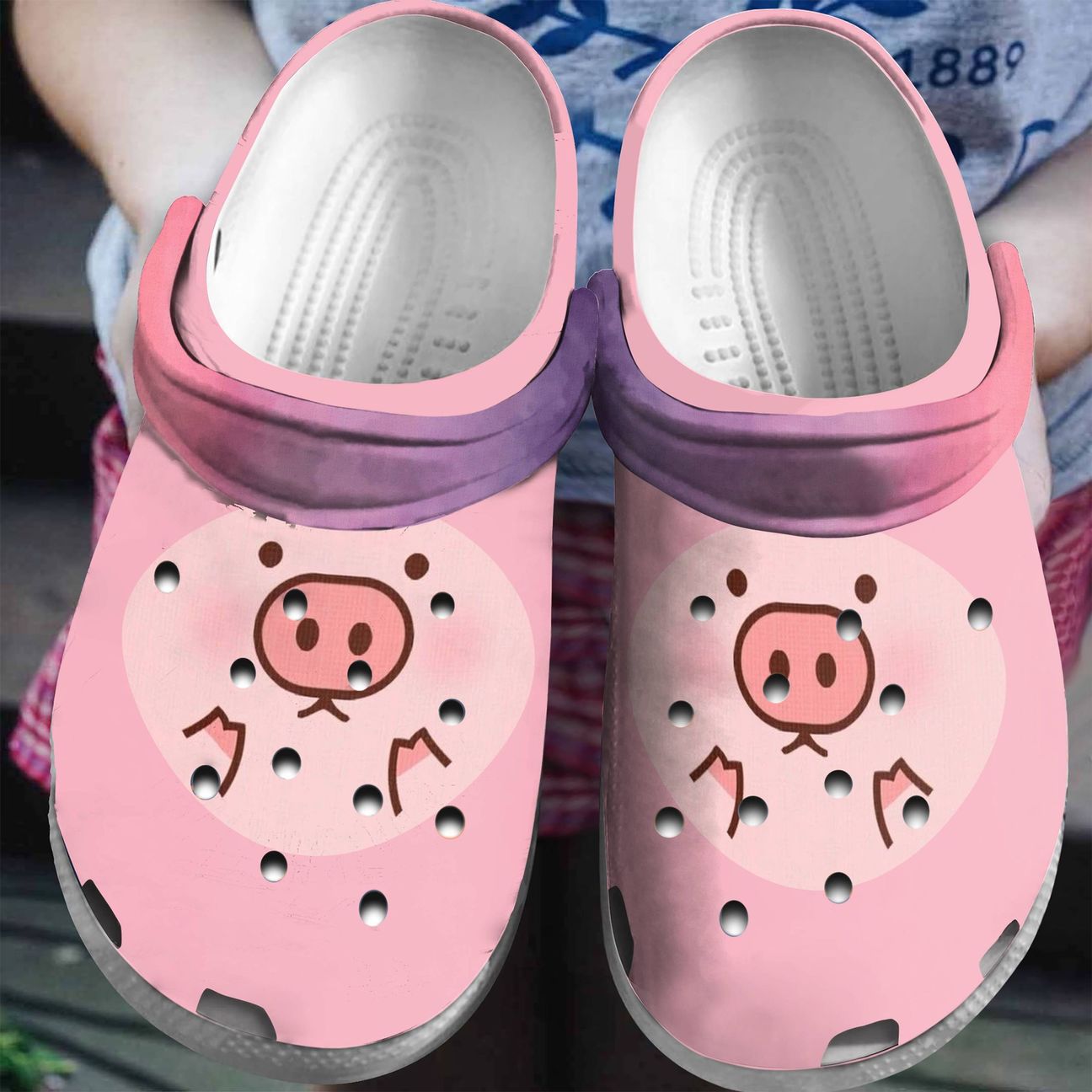 Farmer Personalized Clog, Custom Name, Text, Color, Number Fashion Style For Women, Men, Kid, Print 3D Pig