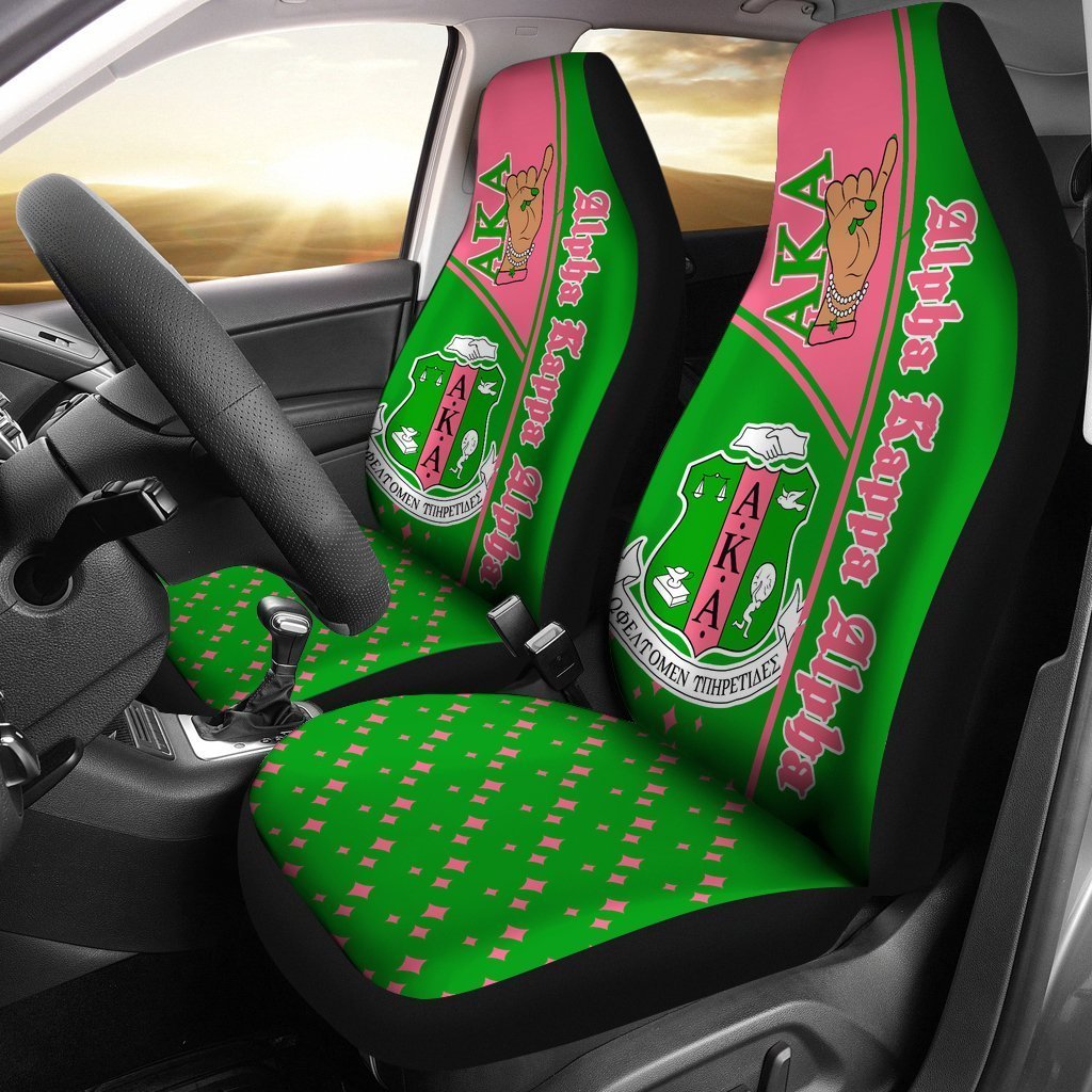 Alpha Kappa Alpha Hand Sign Car Seat Covers