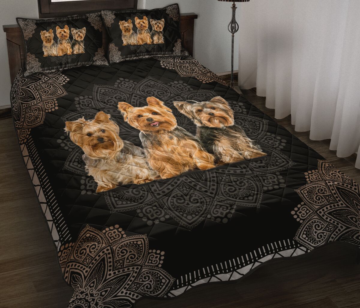 Yorkshire Terrier – Quilt Bed Set Tt006