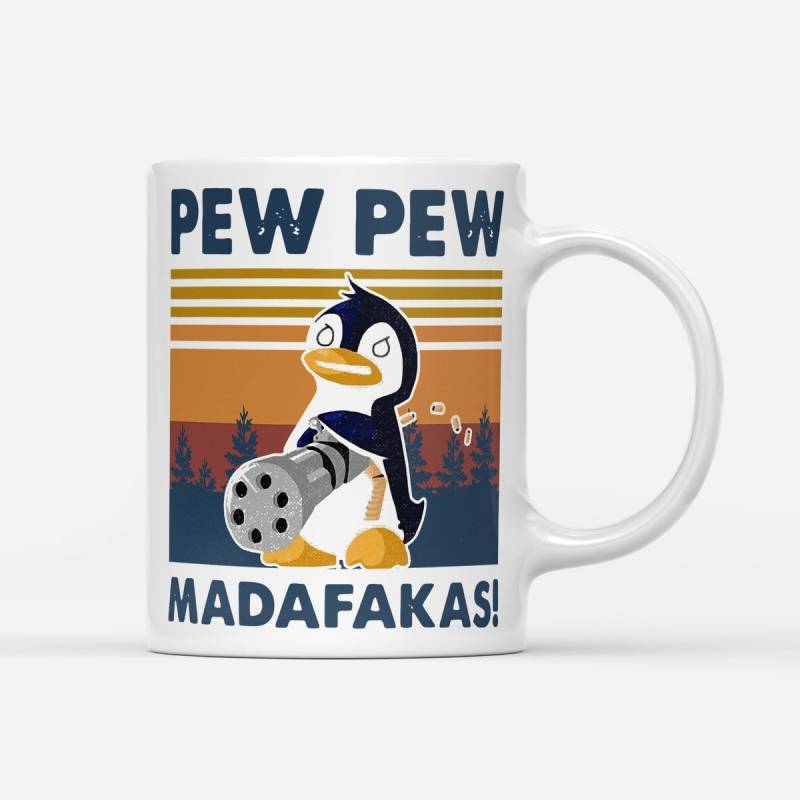 Penguins Peww Peww Madafakas Vintage Coffee Mug