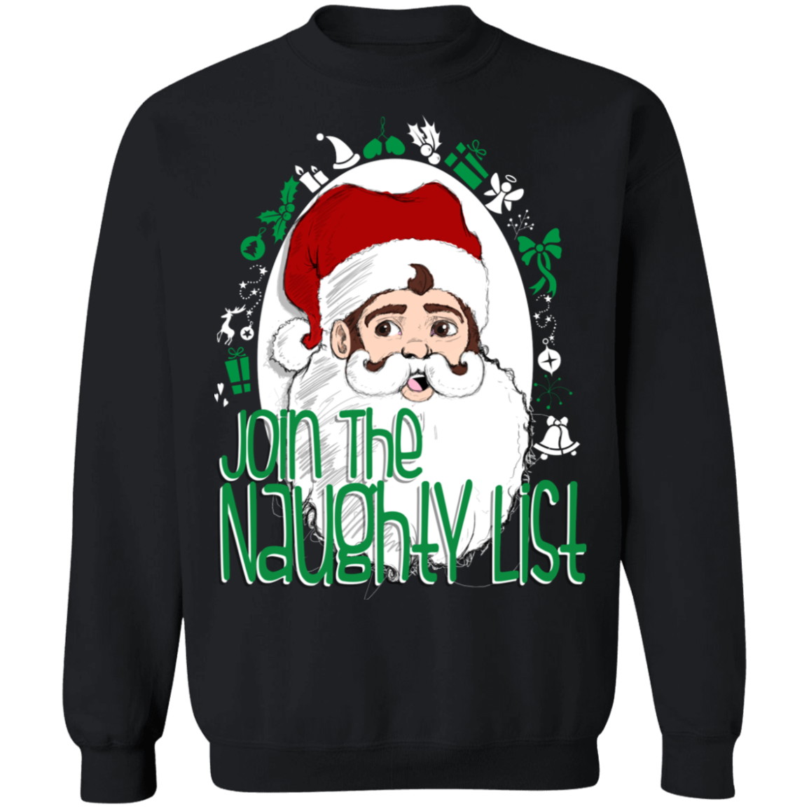 The Naughty List Ugly Christmas Sweater