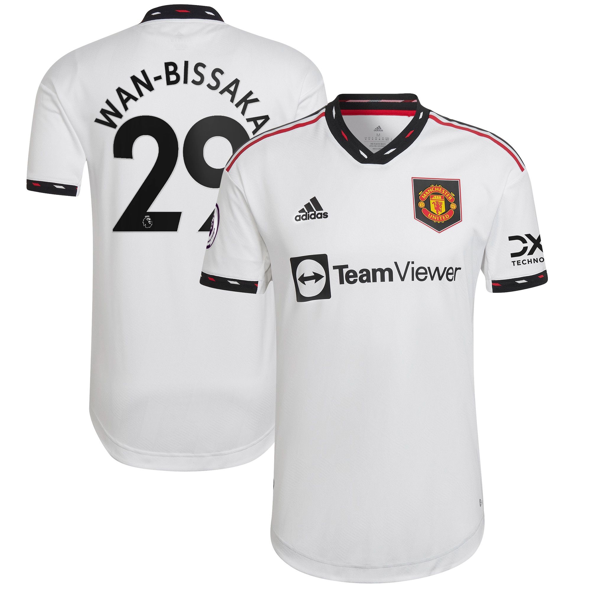 Aaron Wan-Bissaka Manchester United 2022/23 Away Authentic Player Jersey – White