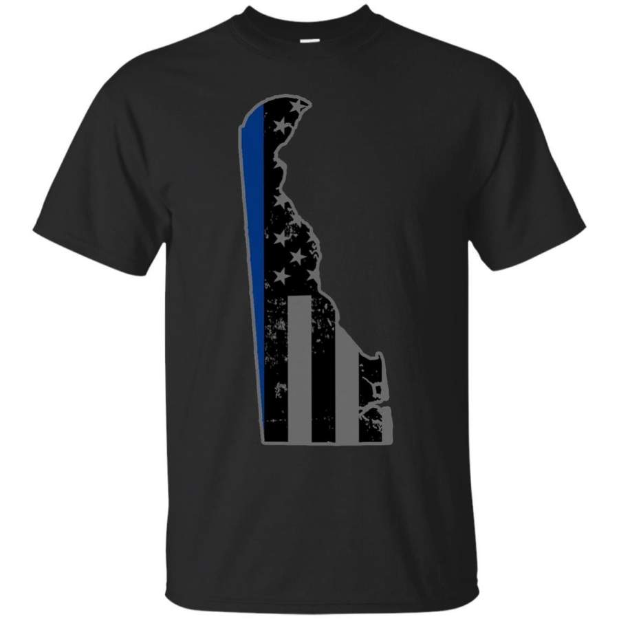 AGR Delaware State Police Shirt Thin Blue Line Flag Shirt