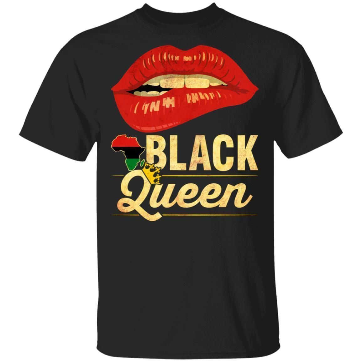 Black Queen Sexy Lips T-shirt Black Lives Tee