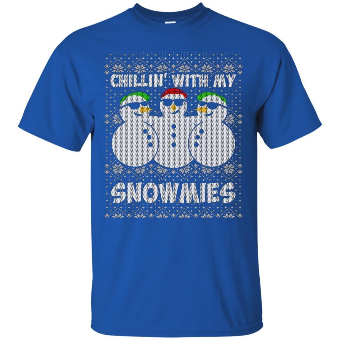 Check out this awesome Chillin With My Snowmies Ugly Christmas Sweater Style Shirt