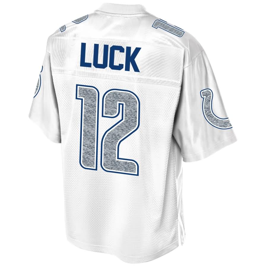 Andrew Luck Indianapolis Colts NFL Pro Line White Out Fashion Jersey – White