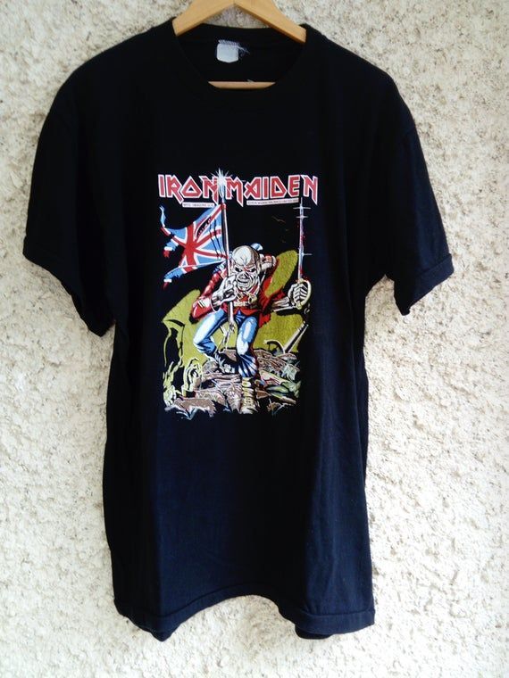 Iron Maiden The Trooper 1984 Awesome Vintage Shirt Rare Nwobhmheavy Metal Judas Priest Black Sabbath Motorheadmetallica Shirt