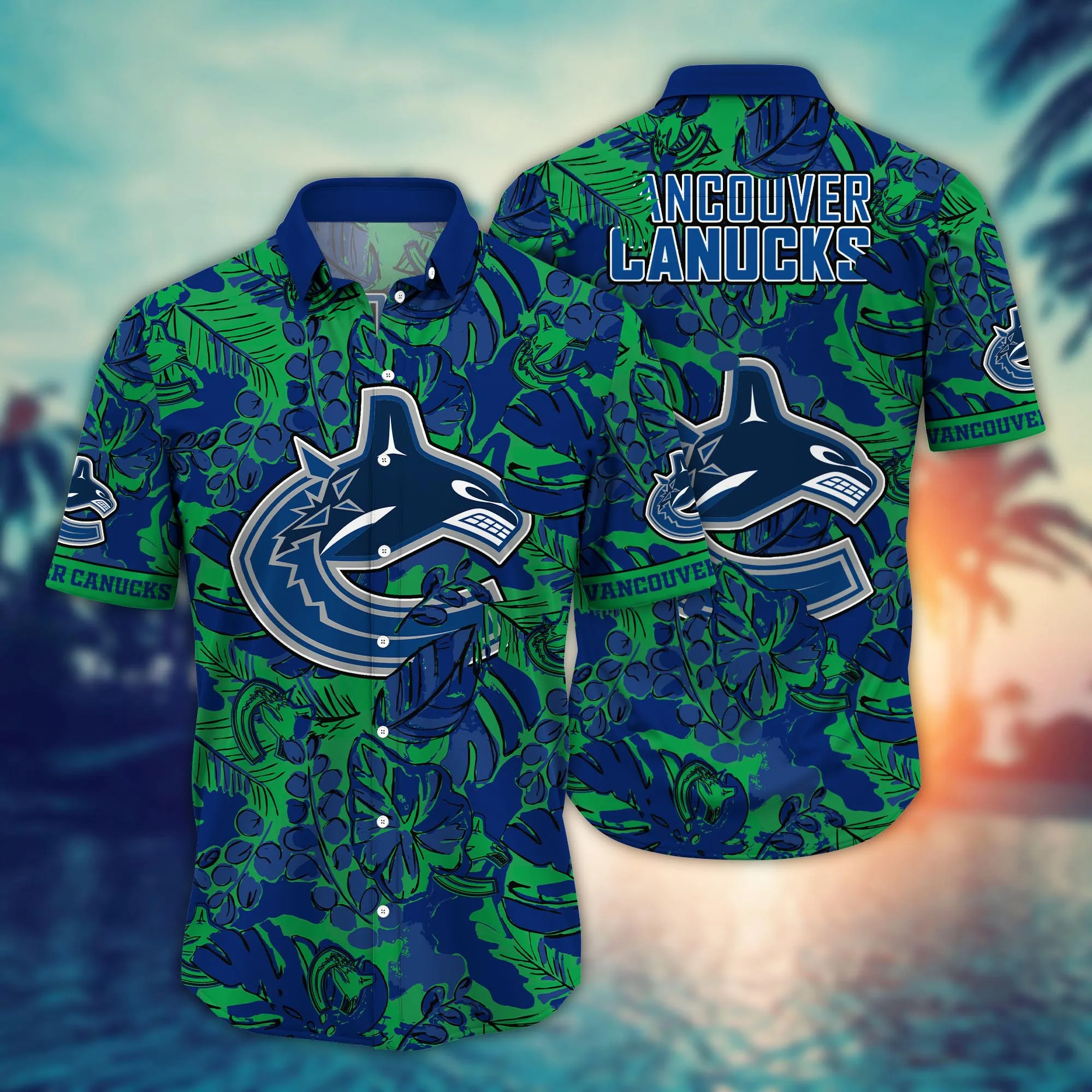 Vancouver Canucks Nhl Hawaiian Shirt Sandals Aloha Shirt