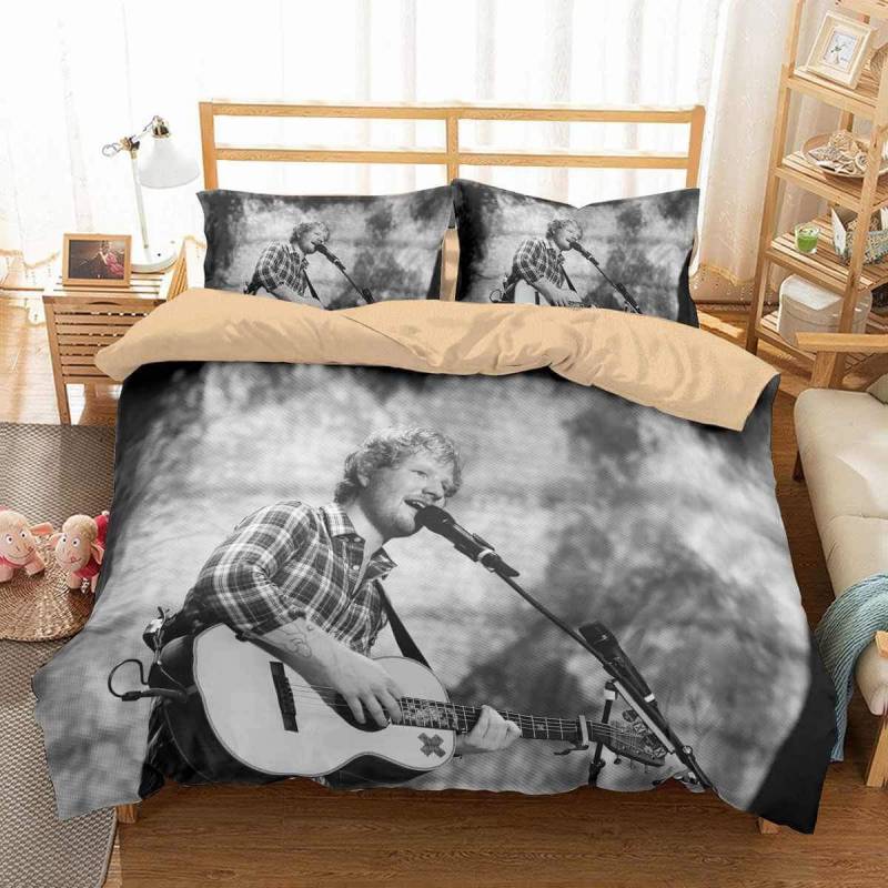 3D Customize Ed Sheeran Bedding Set Duvet Cover Set Bedroom Set Bedlinen