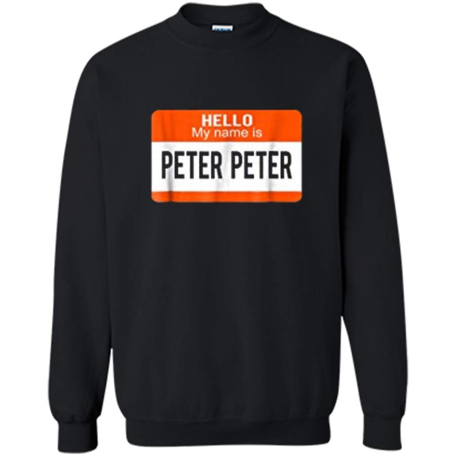Peter Peter Pumpkin Eater Couples Halloween Costume Printed Crewneck Pullover Sweatshirt