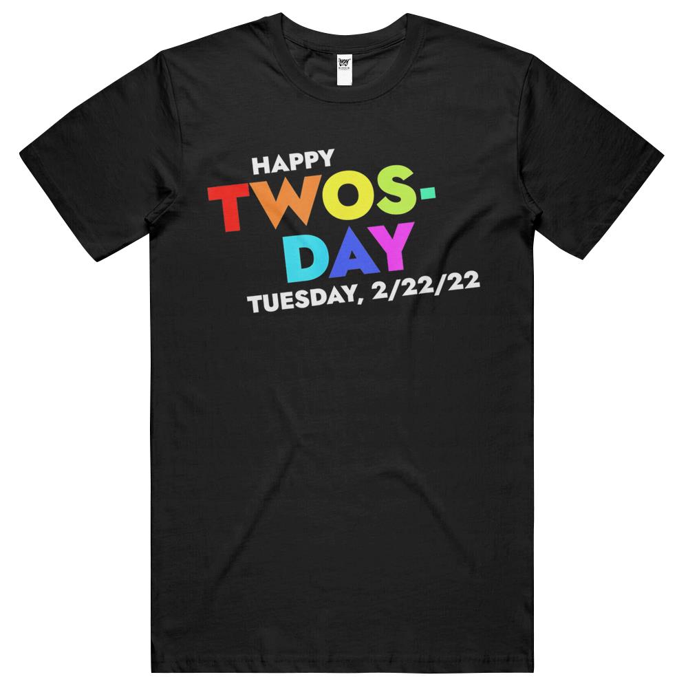 Twosday Tuesday February 22Nd 2022 Funny 22222 Souvenir T Shirts