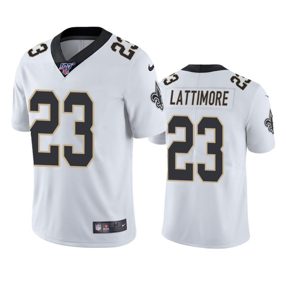 New Orleans Saints Marshon Lattimore Limited Jersey White 100Th Season