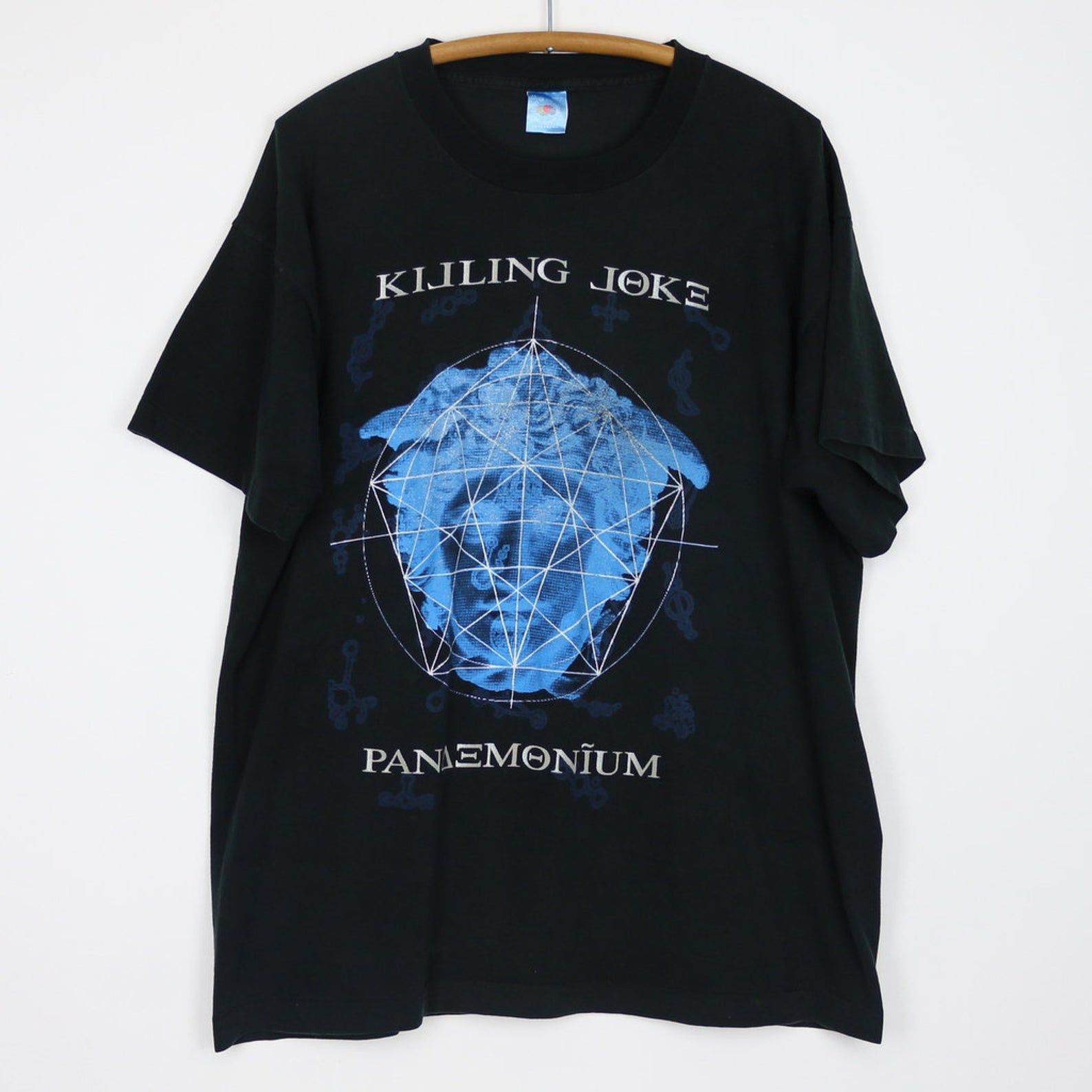 Killing Joke Shirt Vtg 1994 Pandemonium Tour Concert Shirt 1990s Post Punk Industrial Metal Gothic Rock And Roll Band T-Shirt