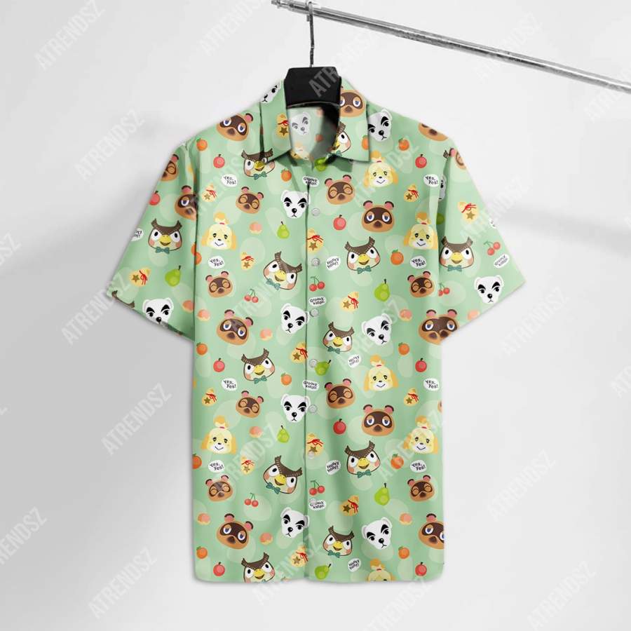 ATRENDSZ ANICRO All over print Hawaiian Shirt