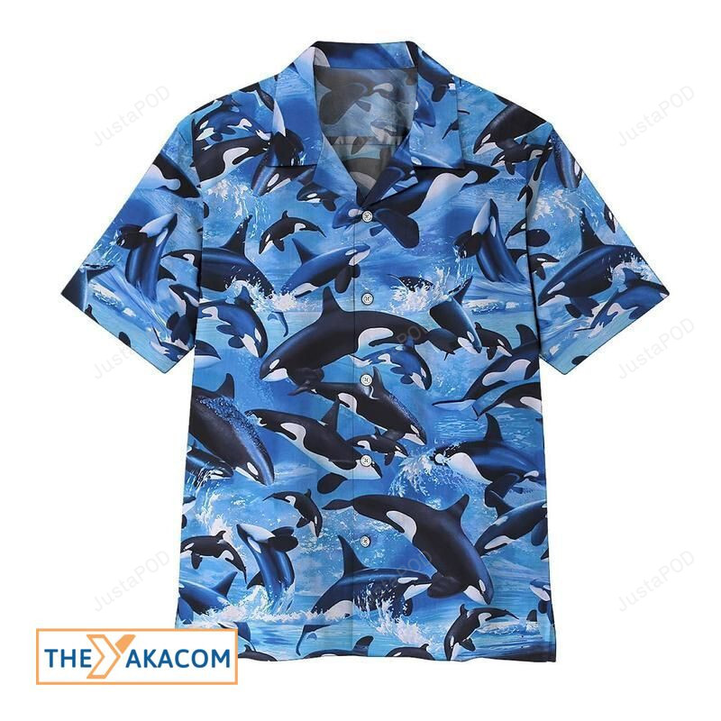 Amazing Dolphin Jumping On The Wonderful Ocean Hawaiian Shirt