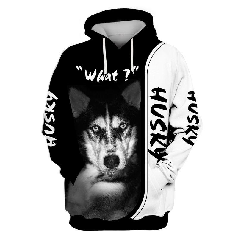 Gifts For Grandparents 3D Print Husky  Adult Unisex