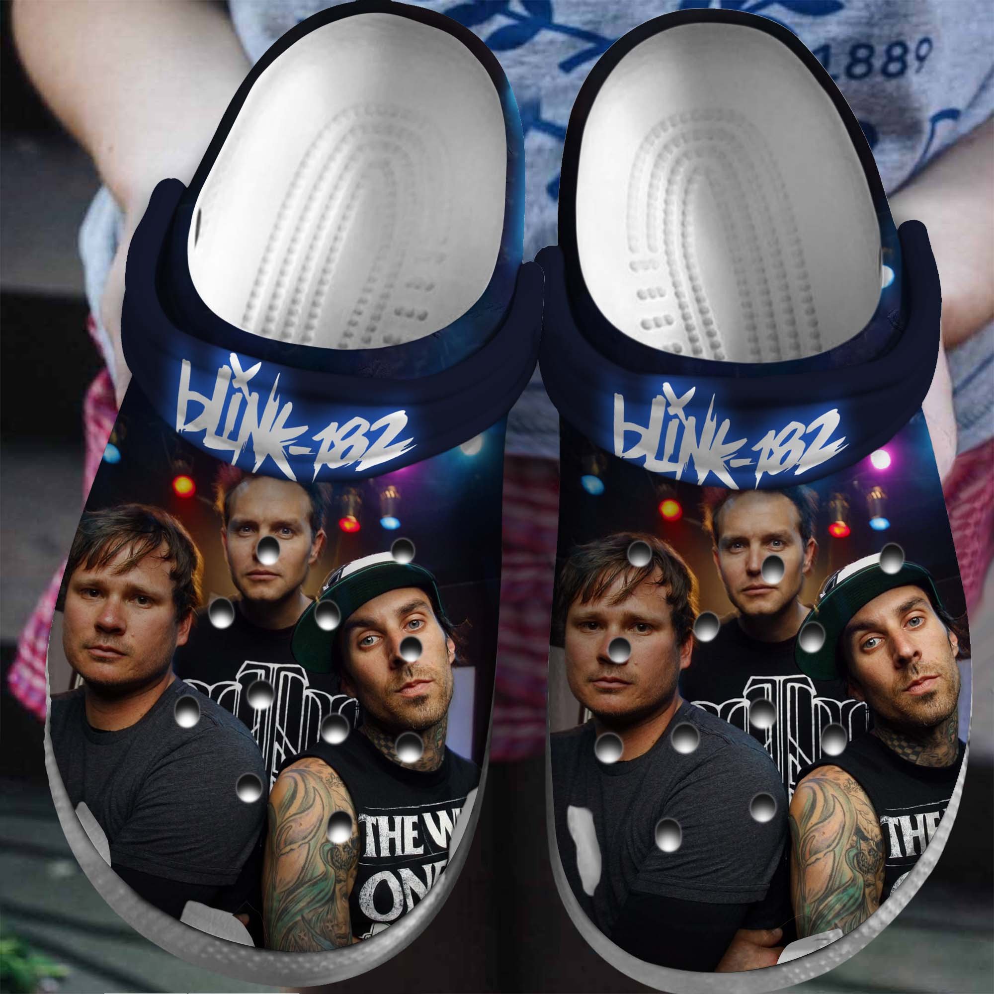 Blink-182 Band Music Crocs Crocband Clogs Shoes Comfortable For Men Women and Kids