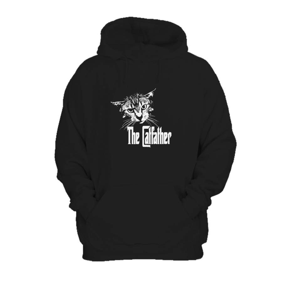 The Catfather A Purrfect Gift For The Catlover For Men And Crazy Catladys Hoodie