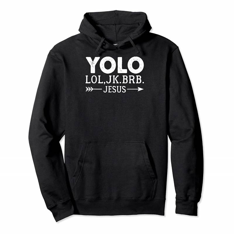 Yolo Lol JK Brb Jesus Arrow Funny Christian Meme Gift Shirt Pullover Hoodie, T-Shirt, Sweatshirt