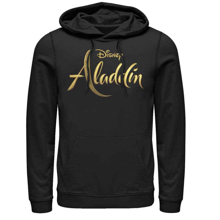 Aladdin Men’s Script Logo  Lightweight Hoodie