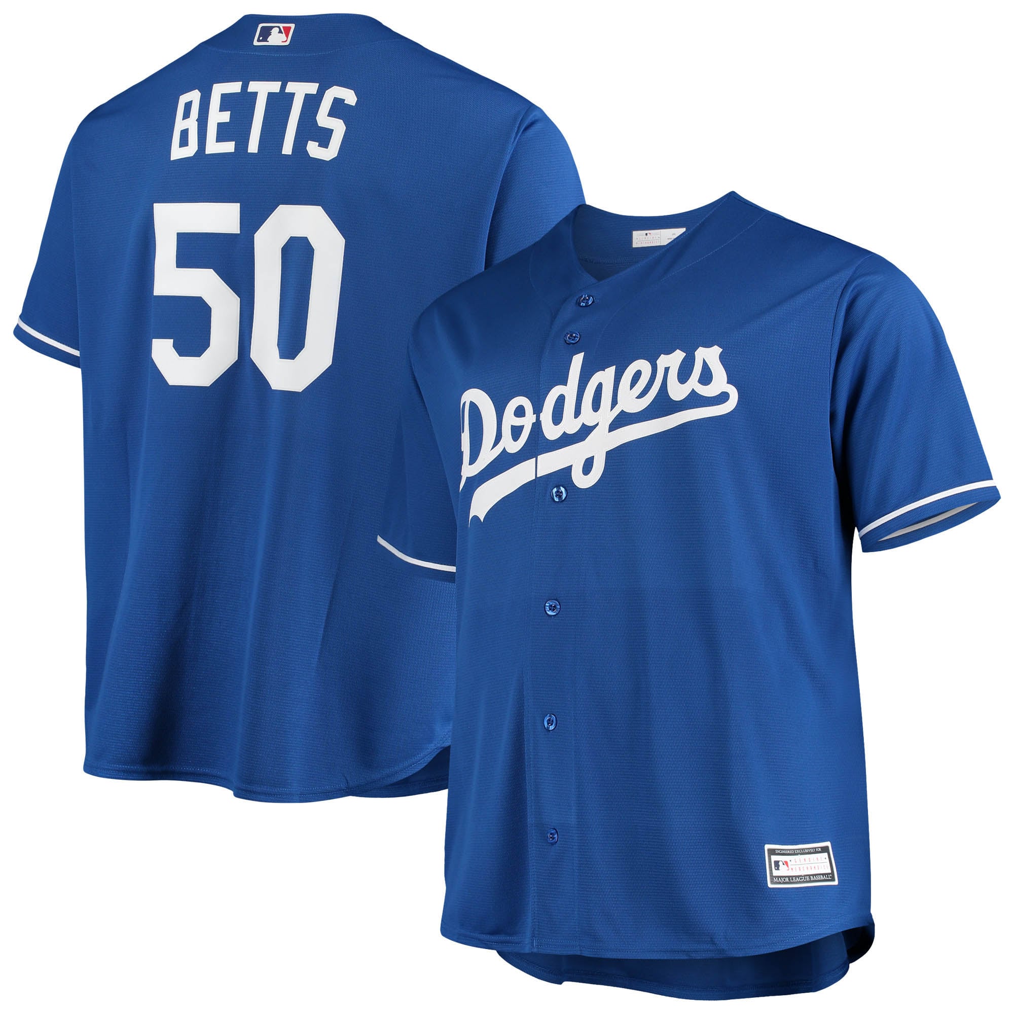 Men’s Los Angeles Dodgers Mookie Betts Majestic Royal Big & Tall Player Jersey