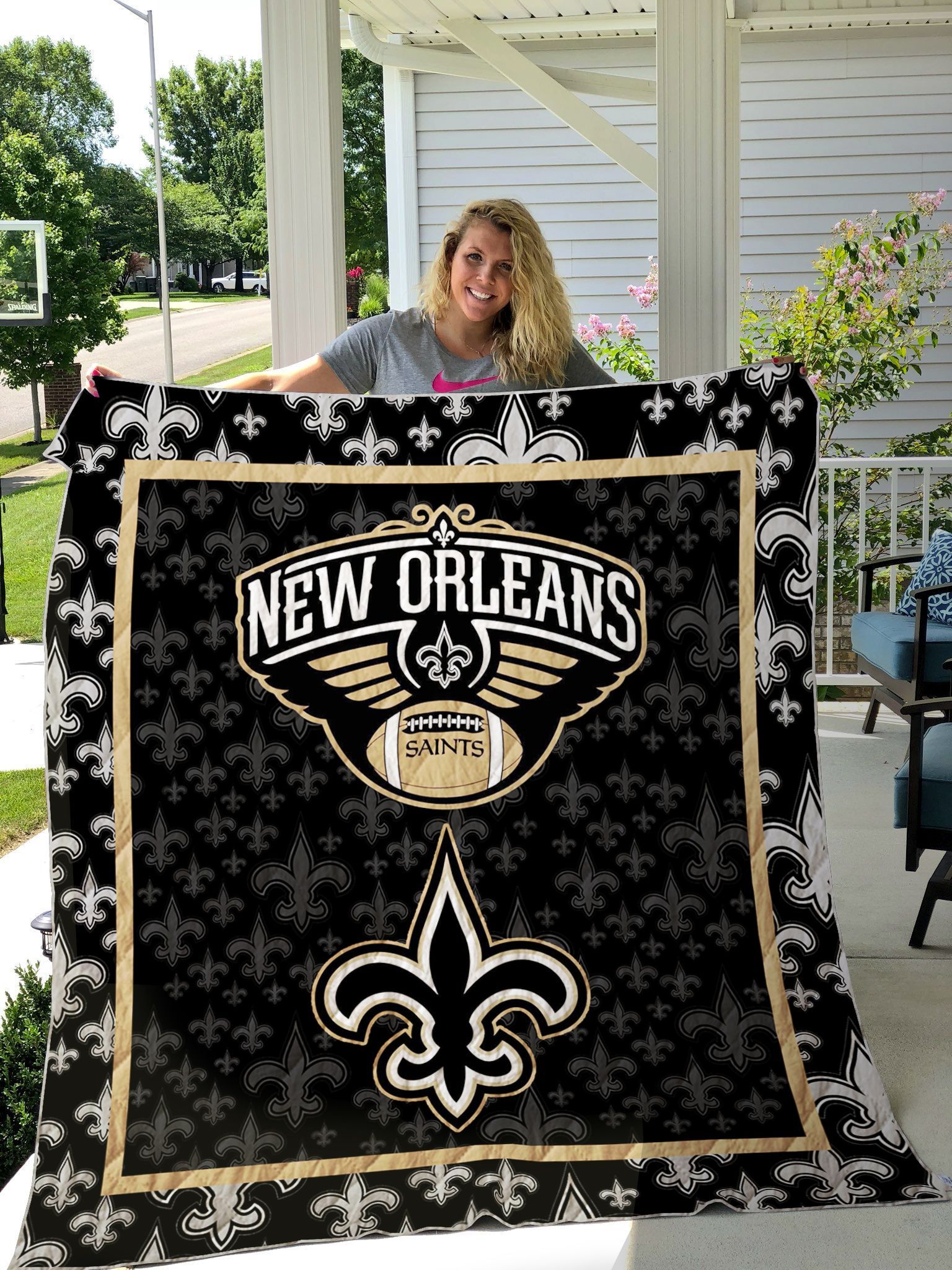 New Orleans Saints Quilt TN210981