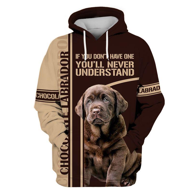 Retirement Gift Ideas 3D Print Labrador Retriver  Adult Unisex