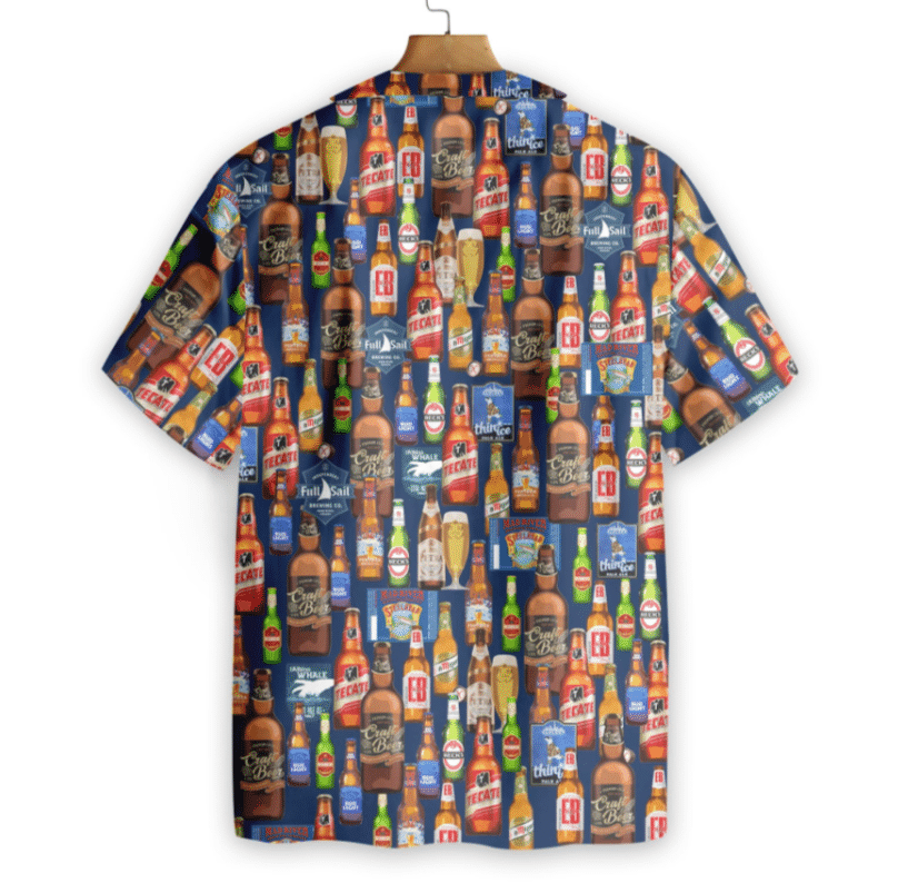 Funny Beer Pattern Hawaiian Shirt Gift For Fathers Day Ha92779