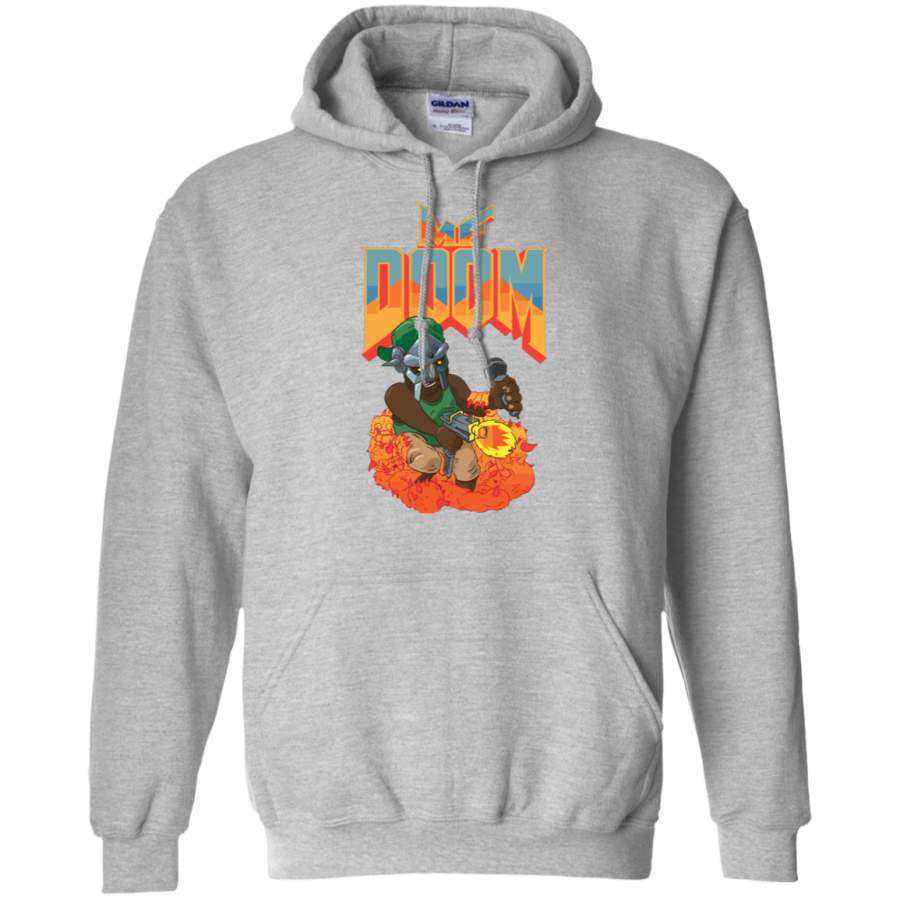 AGR MF DOOM Knee Deep in the Dead Gildan Pullover Hoodie