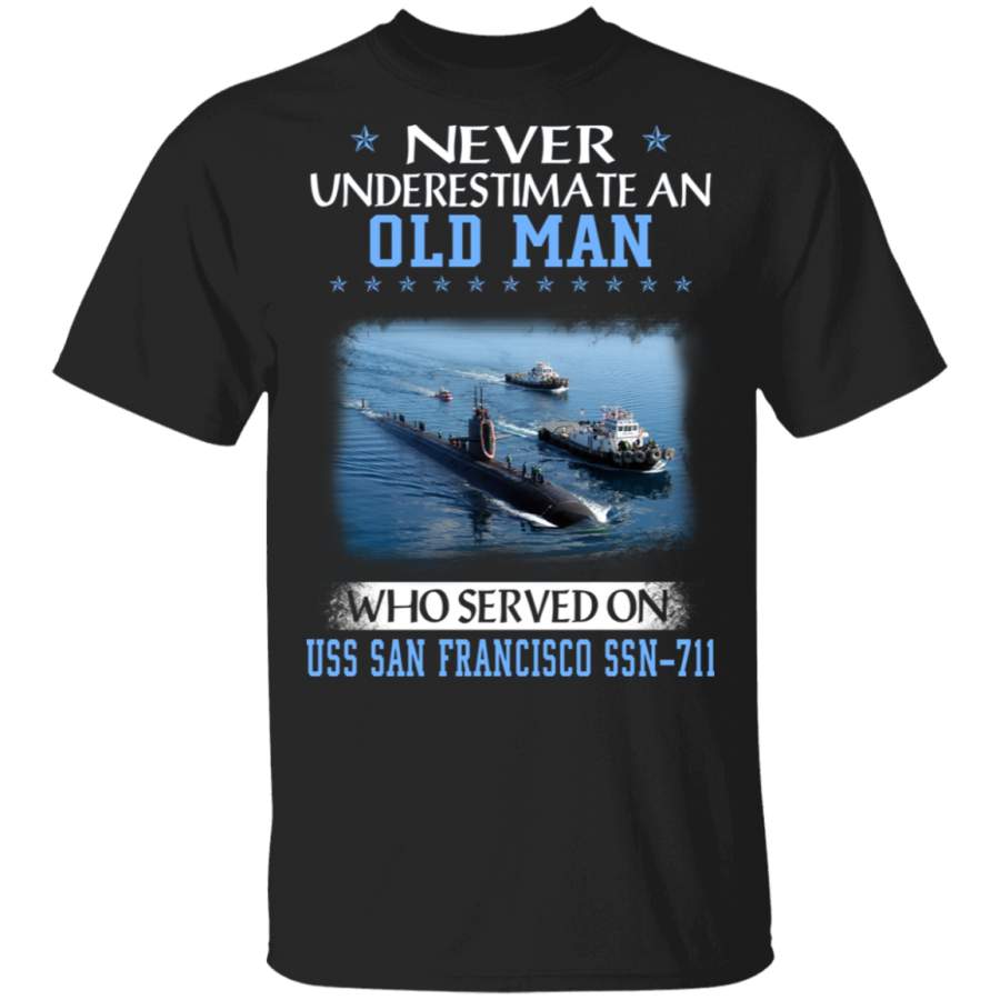 USS San Francisco SSN-711 Veterans Day Christmas Gift T-Shirt