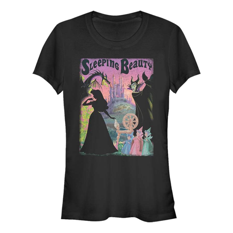 Sleeping Beauty Junior’s Silhouettes  T Shirt